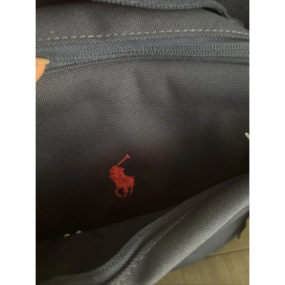 Ralph Lauren Polo Youth Backpack Combo Set Lunchbox Pencil Case Navy Red School